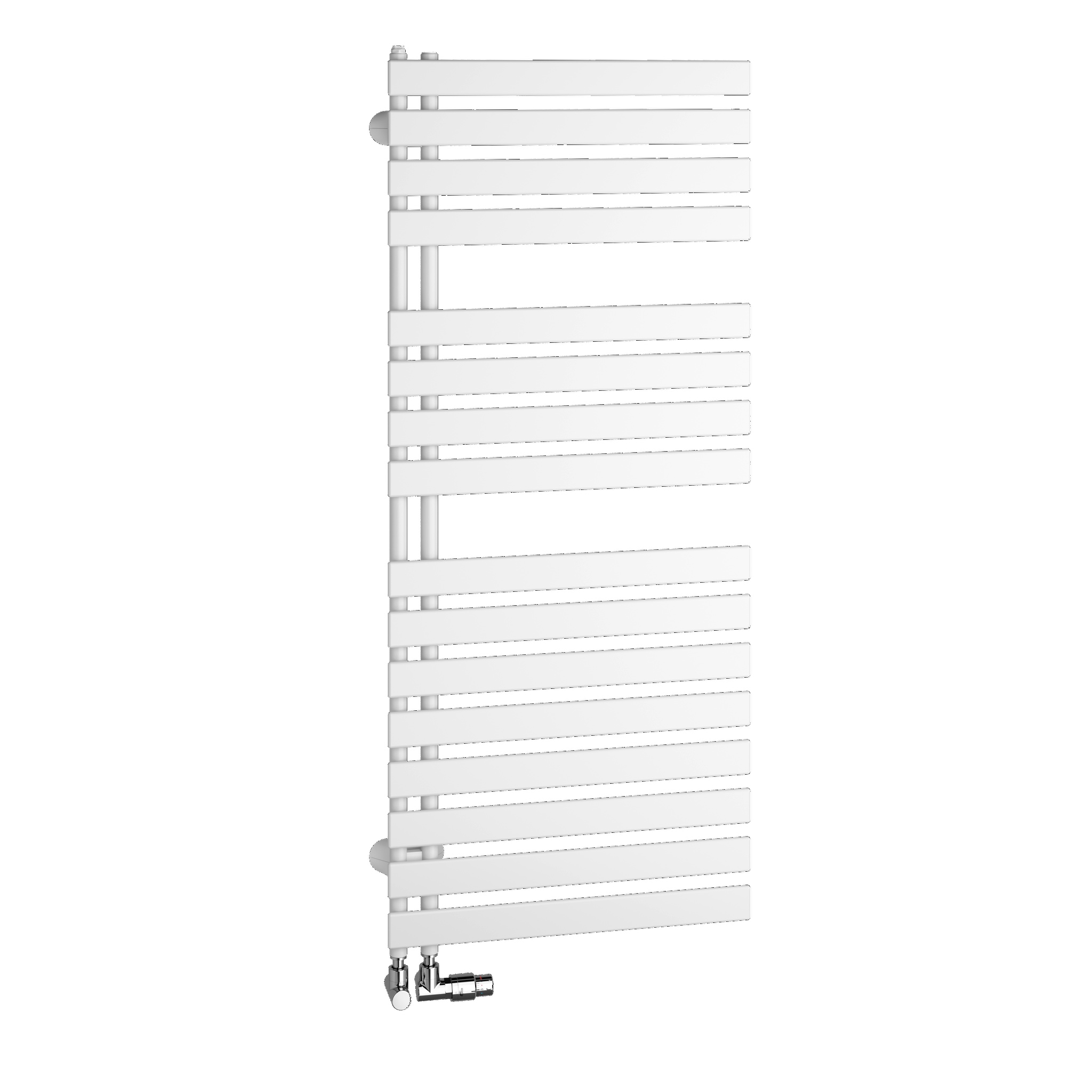 Kermi Design-Heizkörper „Credo® Half® flat“ links 45 × 100 cm in Weiß