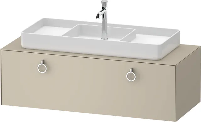 Duravit Waschtischunterschrank wandhängend „White Tulip“ 130 × 40,8 × 55 cm Duravit Waschtischunterschrank wandhängend „White Tulip“ 130 × 40,8 × 55 cm
