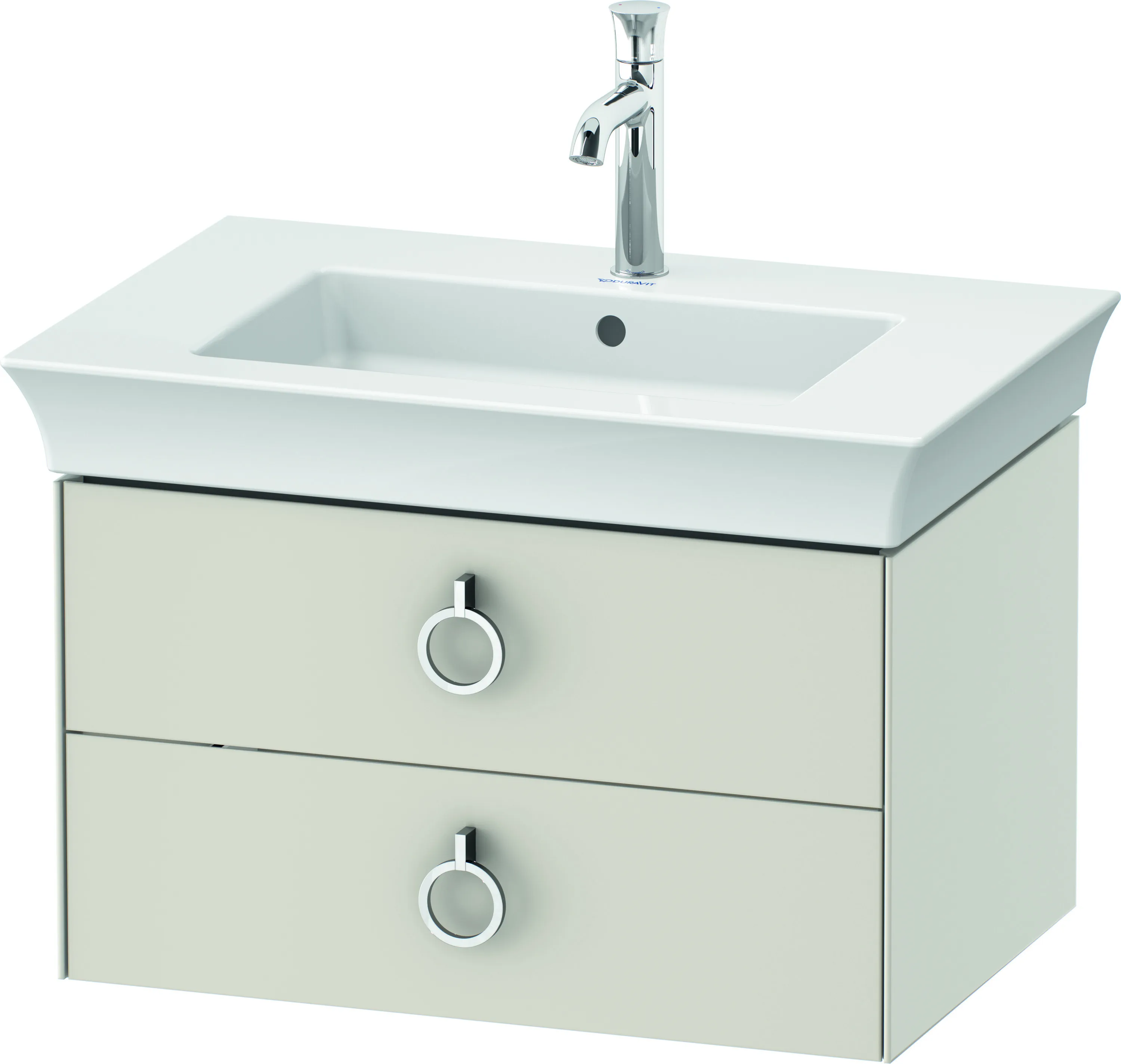 Duravit Waschtischunterschrank wandhängend „White Tulip“ 68,4 × 41 × 45,8 cm Duravit Waschtischunterschrank wandhängend „White Tulip“ 68,4 × 41 × 45,8 cm