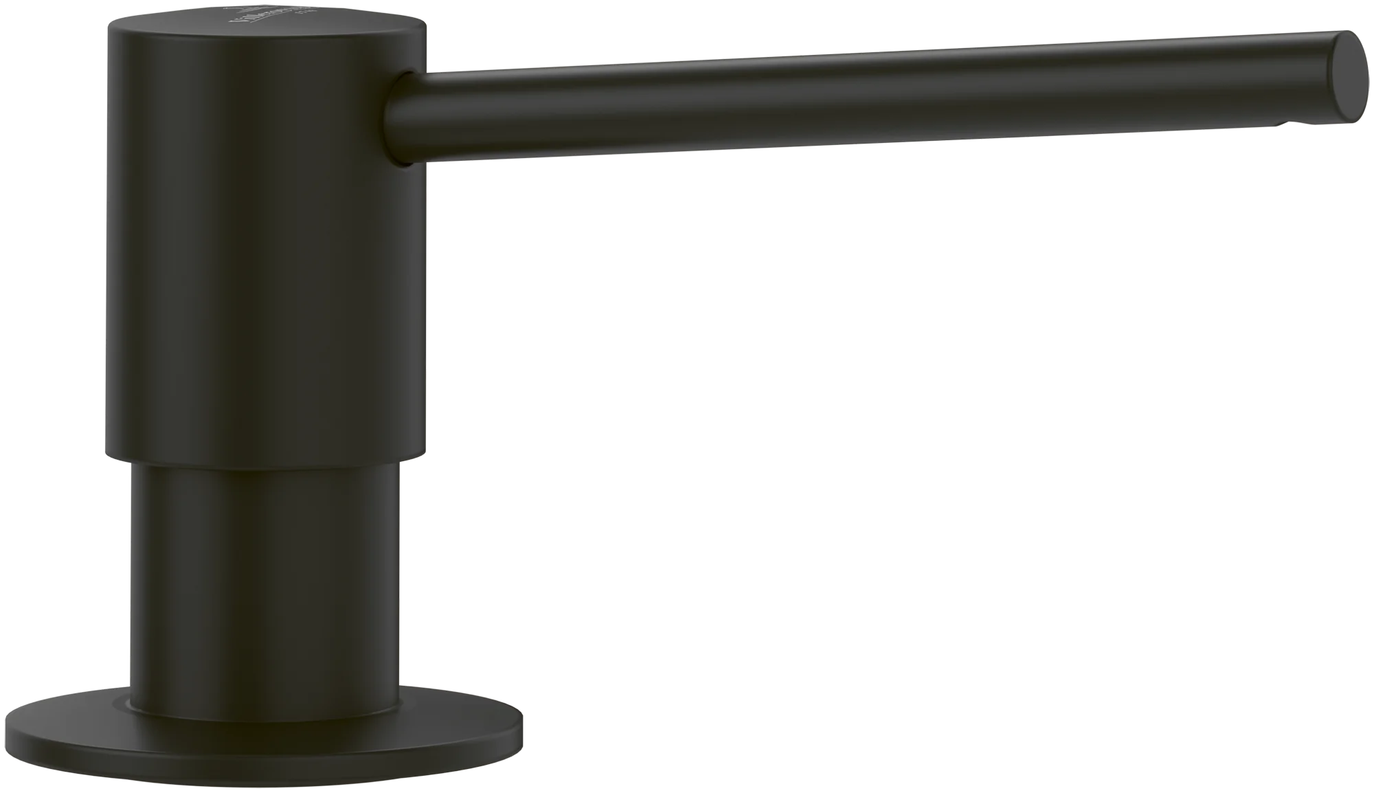 Villeroy & Boch Seifenspender Zubehör 923620, 106x273mm, Edelstahl, Matt Black