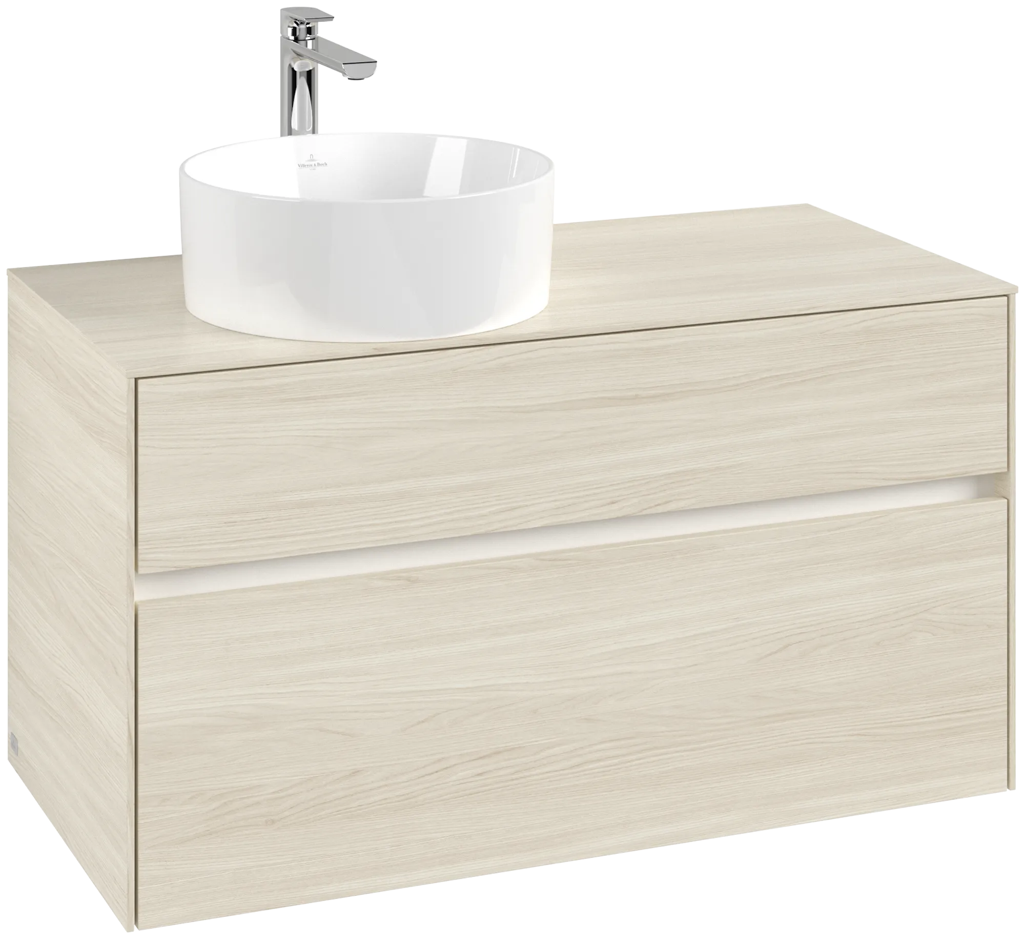 Villeroy & Boch Collaro Waschbeckenunterschrank C039B0, 1000 x 548 x 500 mm, White Oak