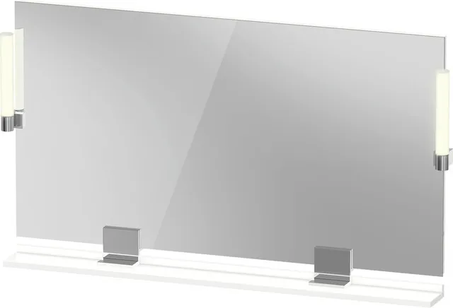 Duravit Spiegel „Sivida“ 125 × 65 cm Ablage: Weiß Matt / Farbe: Apricot Pearl / Größe: 125 × 3,6 × 65 cm Duravit Spiegel „Sivida“ 125 × 65 cm Ablage: Weiß Matt / Farbe: Apricot Pearl / Größe: 125 × 3,6 × 65 cm