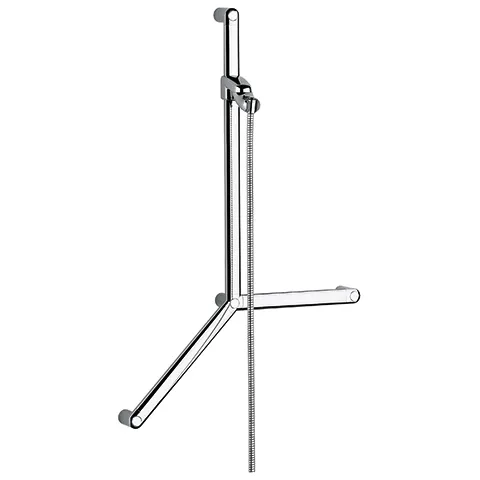 SIRENA CARE Wandstange L 900mm mit 2 Haltegriffen chrom