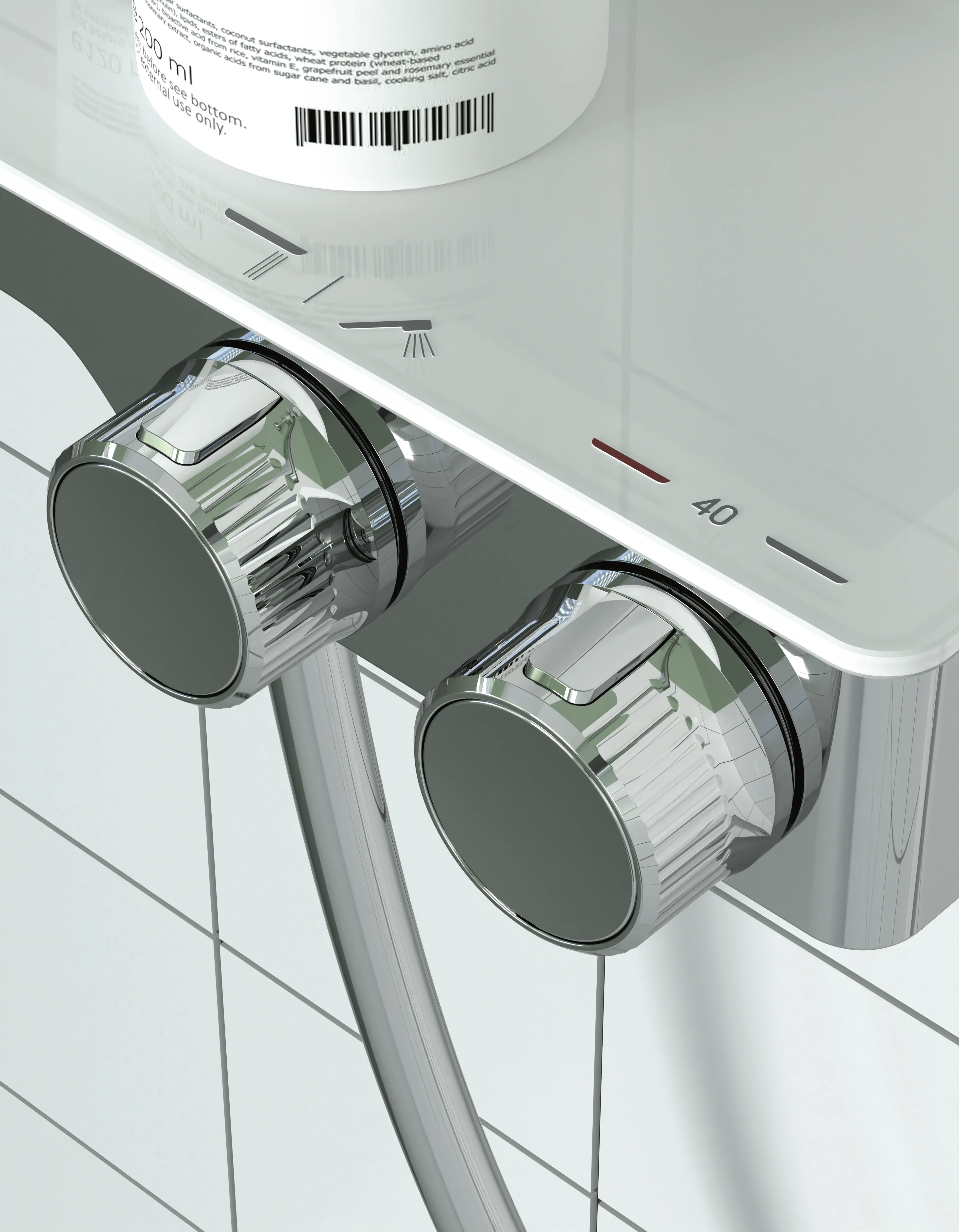 Badethermostat AP Ceratherm S200 mit Ablage Chrom Badethermostat AP Ceratherm S200 mit Ablage Chrom