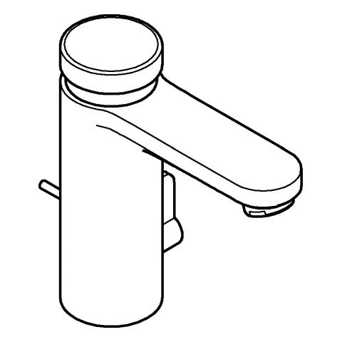 Grohe Eurosmart CT Selbstschluss-Waschtischbatterie mit Mischung, chrom Grohe Eurosmart CT Selbstschluss-Waschtischbatterie mit Mischung, chrom