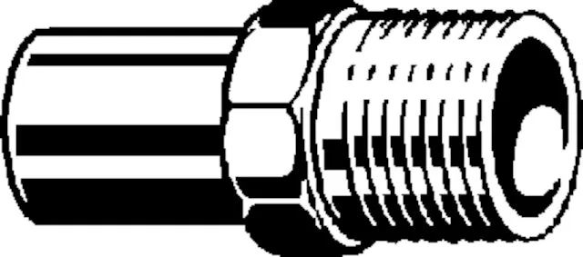 „Sanpress“ Einsteckstück mit Außengewinde 22 mm × 1/2″ „Sanpress“ Einsteckstück mit Außengewinde 22 mm × 1/2″