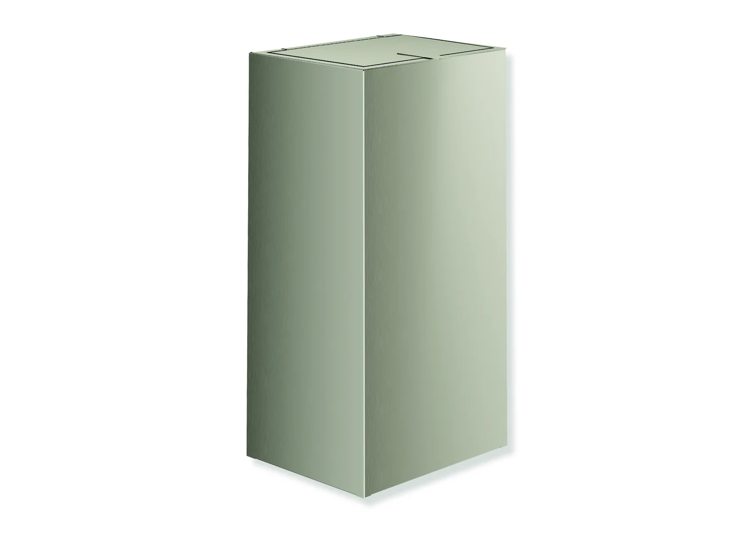 HEWI System 900 Papierabfallbehälter, Edelstahl, PVD, Fassungsvermögen ca. 25 Liter, 260x501x203 mm