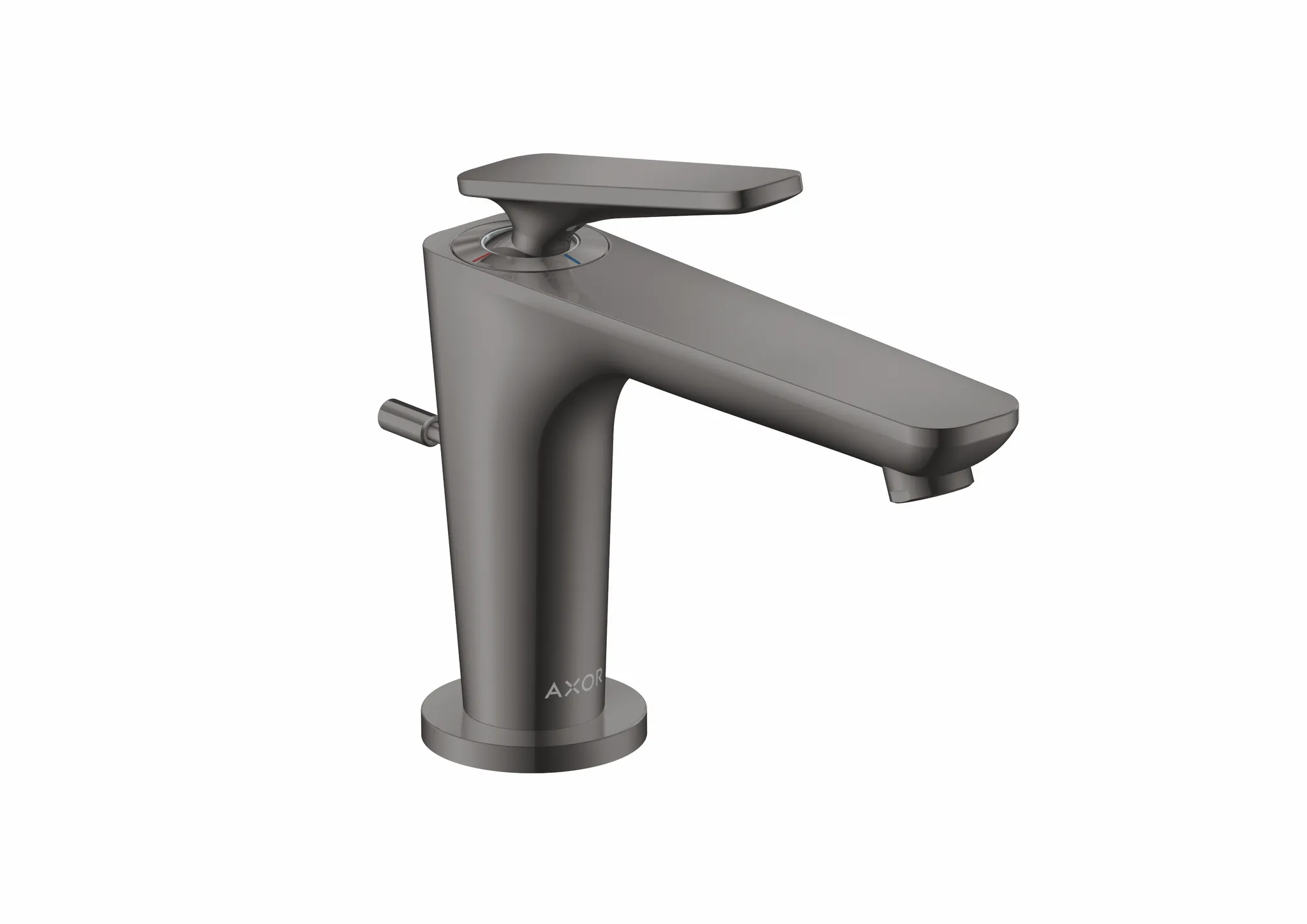 Einhand-Waschtischarmatur „Axor Citterio C“ Ausladung 128 mm in Polished Black Chrome Einhand-Waschtischarmatur „Axor Citterio C“ Ausladung 128 mm in Polished Black Chrome