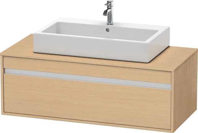 Duravit Waschtischunterschrank wandhängend „Ketho“ 120 × 42,6 × 55 cm Eiche Natur