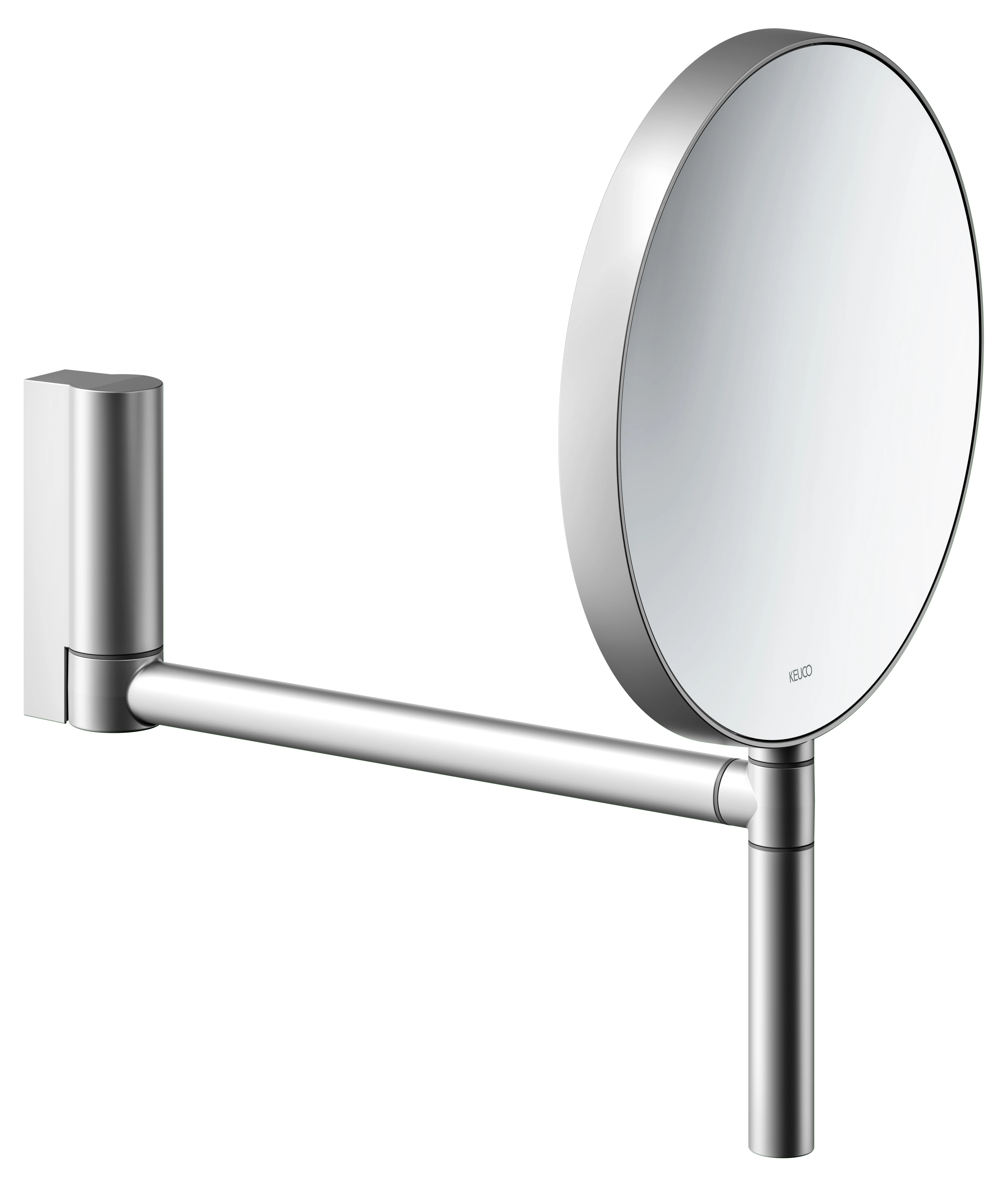KEUCO Kosmetikspiegel „Plan“ Rund, ohne Beleuchtung in Aluminium-finish, ⌀ 193 mm KEUCO Kosmetikspiegel „Plan“ Rund, ohne Beleuchtung in Aluminium-finish, ⌀ 193 mm