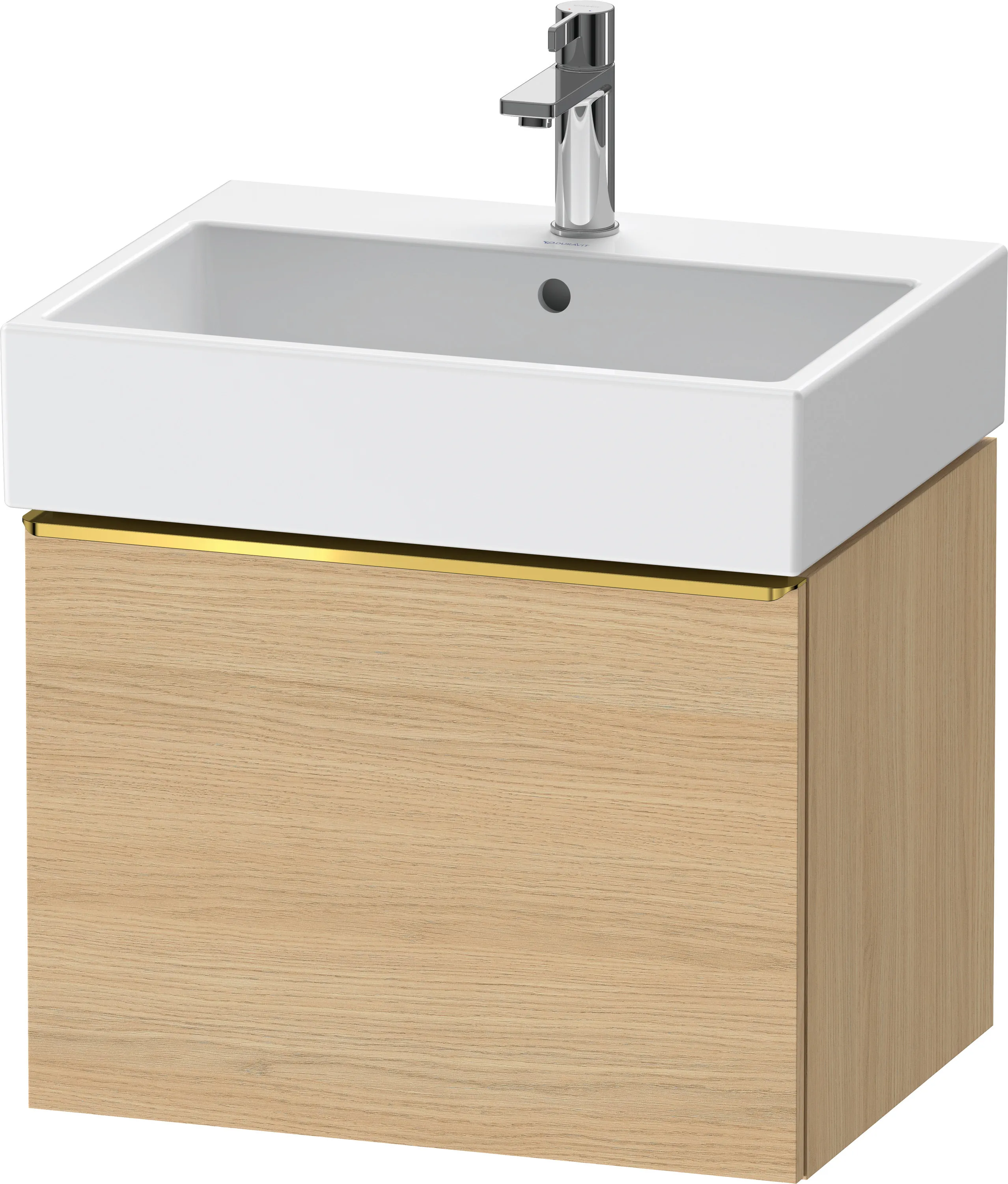 Duravit Waschtischunterschrank wandhängend „D-Neo“ 58,4 × 44 × 44,2 cm Eiche Natur