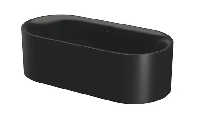 Bette oval Badewanne „BetteLux Oval Silhouette“ 190 × 90 cm in Ebony