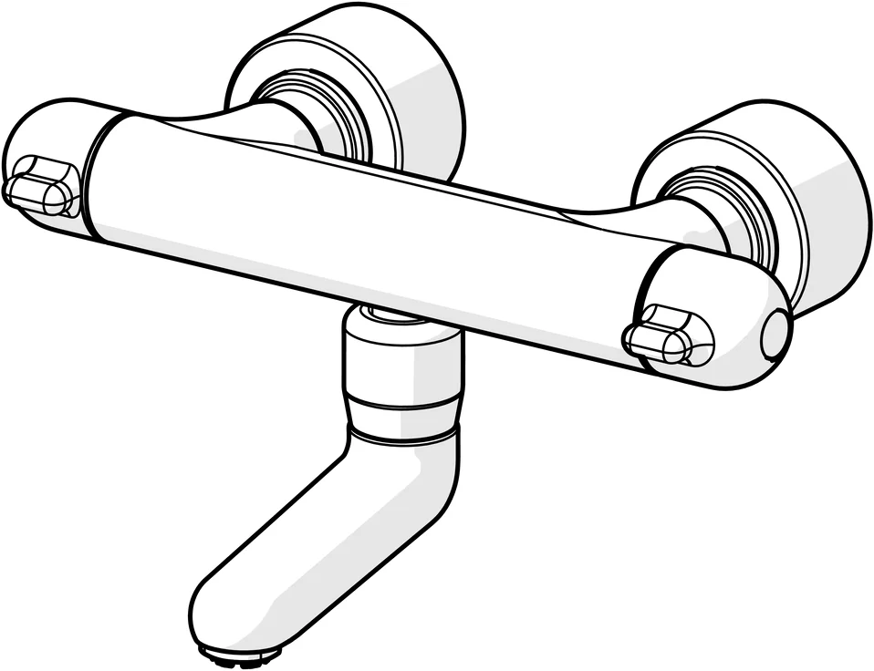 HansaMEDIPRO Waschtischbatterie HansaMEDIPRO 0830 Ausladung 179 DN15 Chrom