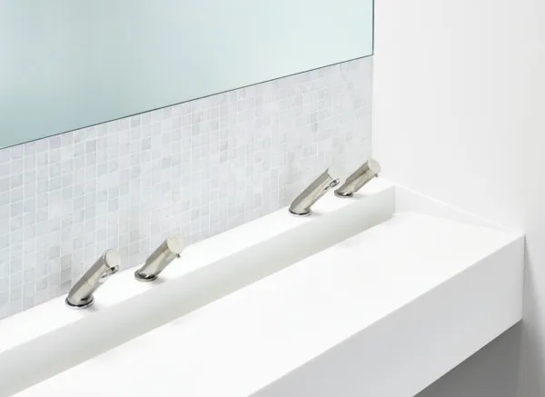 Waschbecken „Silhouette“ 240 × 47 × 20 cm in Weiß Waschbecken „Silhouette“ 240 × 47 × 20 cm in Weiß