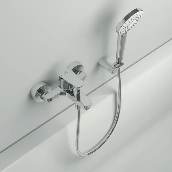 Handbrause-Set Idealrain Evo, 3-Funktionshandbrause Durchmesser:110mm, Chrom Handbrause-Set Idealrain Evo, 3-Funktionshandbrause Durchmesser:110mm, Chrom