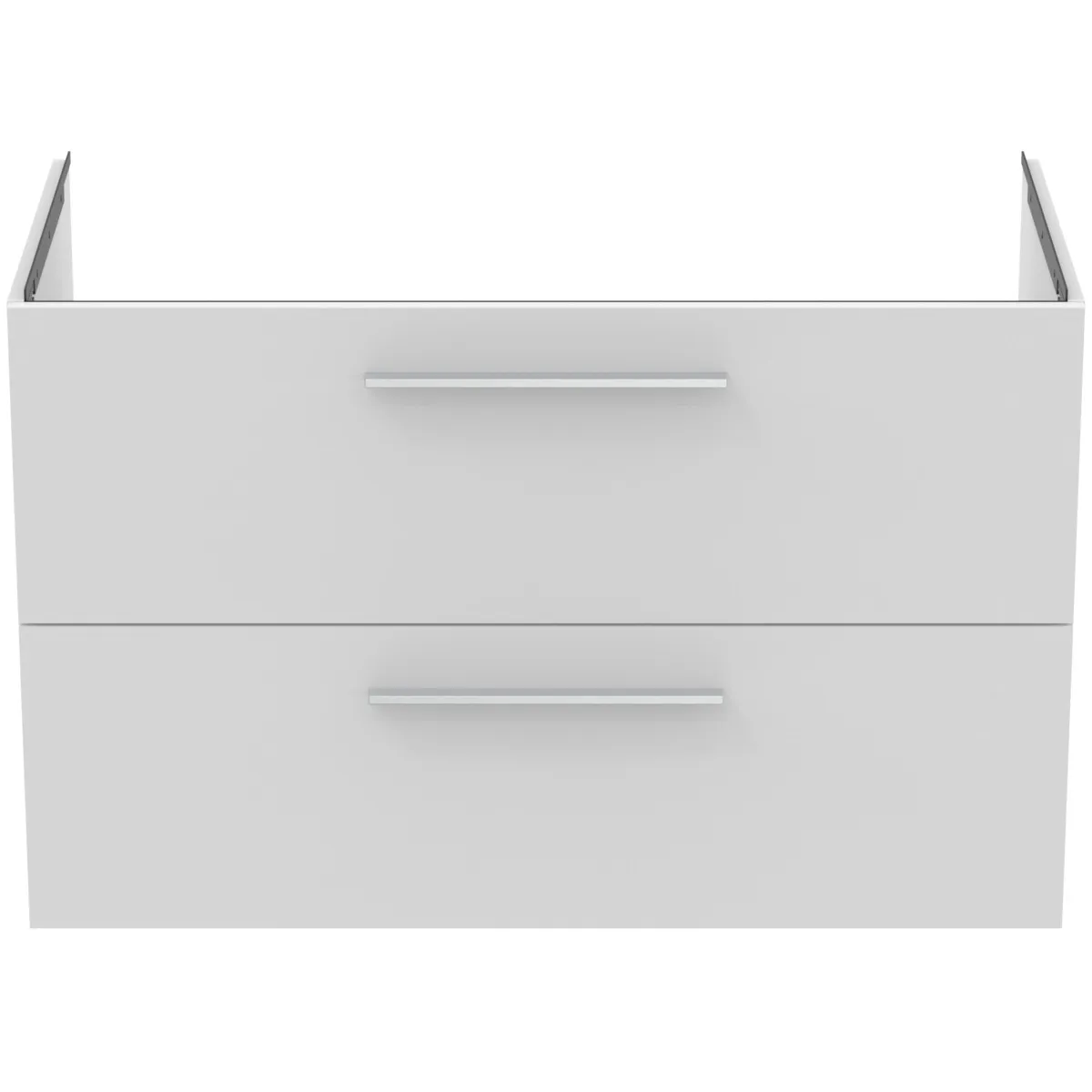 Ideal Standard Möbelwaschtischunterschrank i.life B 2 Auszüge Siphon links 1000x505x630mm Weiß matt Ideal Standard Möbelwaschtischunterschrank i.life B 2 Auszüge Siphon links 1000x505x630mm Weiß matt