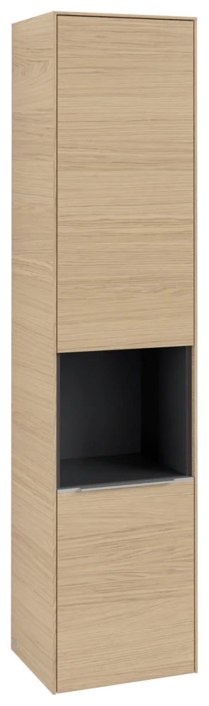 Villeroy & Boch Hochschrank Subway 3.0 Nordic Oak, 400x1710x346 mm, 2 Türen, SoftClosing, Wandmontage