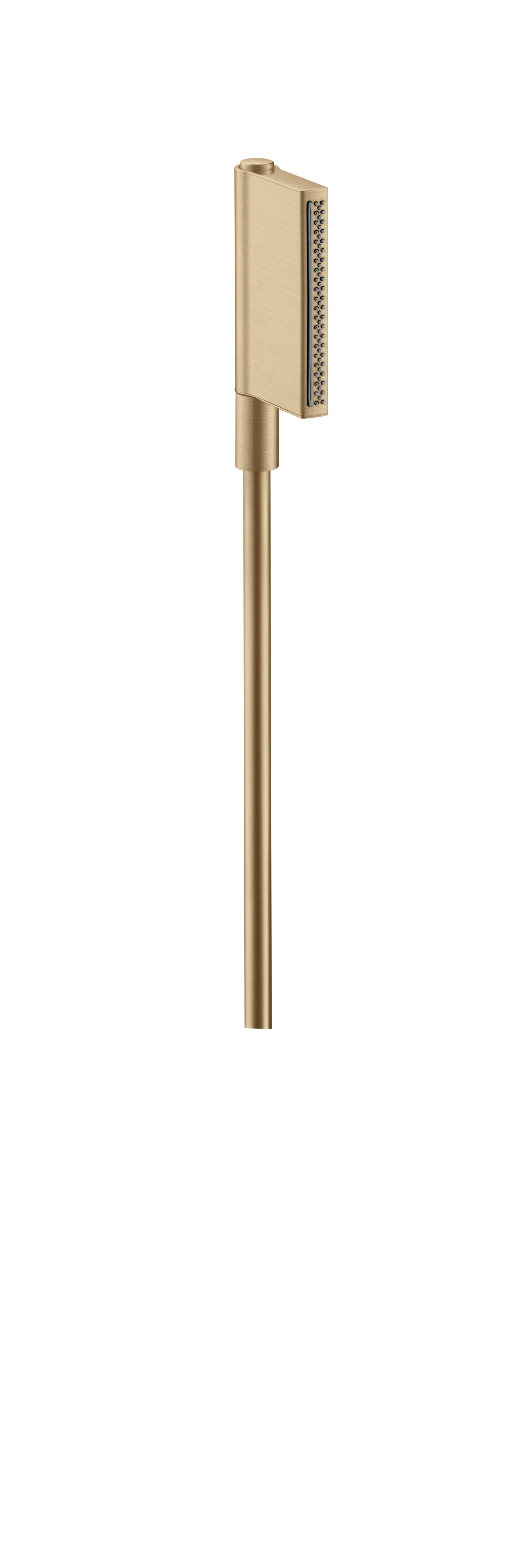 Hansgrohe AXOR One Handbrause 2jet BBR, Brushed Bronze, 124 x 24 mm, Rain & RainFlow Strahlarten, Select-Taste, QuickClean, max. Durchfluss 11,5 l/min bei 3 bar