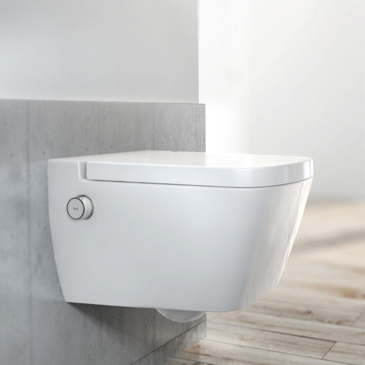 Set Dusch-WC TECEone, spülrandlos, mit Duschfunktion inkl. WC-Sitz mit Absenkautomatik Set Dusch-WC TECEone, spülrandlos, mit Duschfunktion inkl. WC-Sitz mit Absenkautomatik