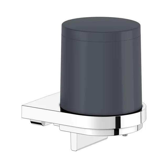 Collection Moll Lotionspender mit Halter und Pumpe verchromt/anthrazit