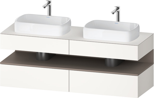 Duravit Waschtischunterschrank wandhängend „Qatego“ 160 × 60 × 55 cm