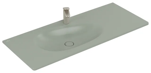Villeroy & Boch Wandwaschtisch „Antao“ 1200 × 500 × 150 mm, für Becken links in Morning Green