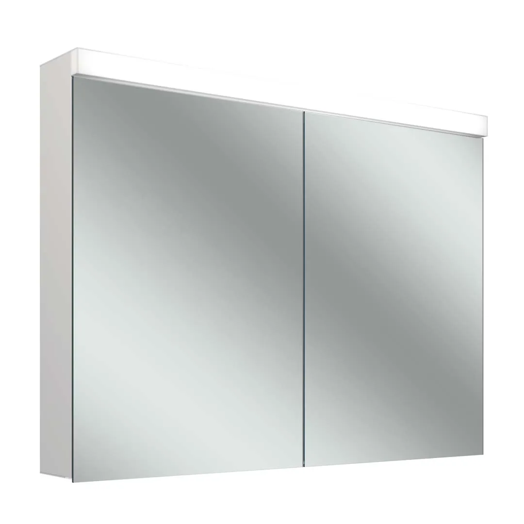 Schneider Spiegelschrank LOW plus 15 LED - Modell LOP15 100/2/LED, 995 x 747 x 160 mm, weiß Schneider Spiegelschrank LOW plus 15 LED - Modell LOP15 100/2/LED, 995 x 747 x 160 mm, weiß