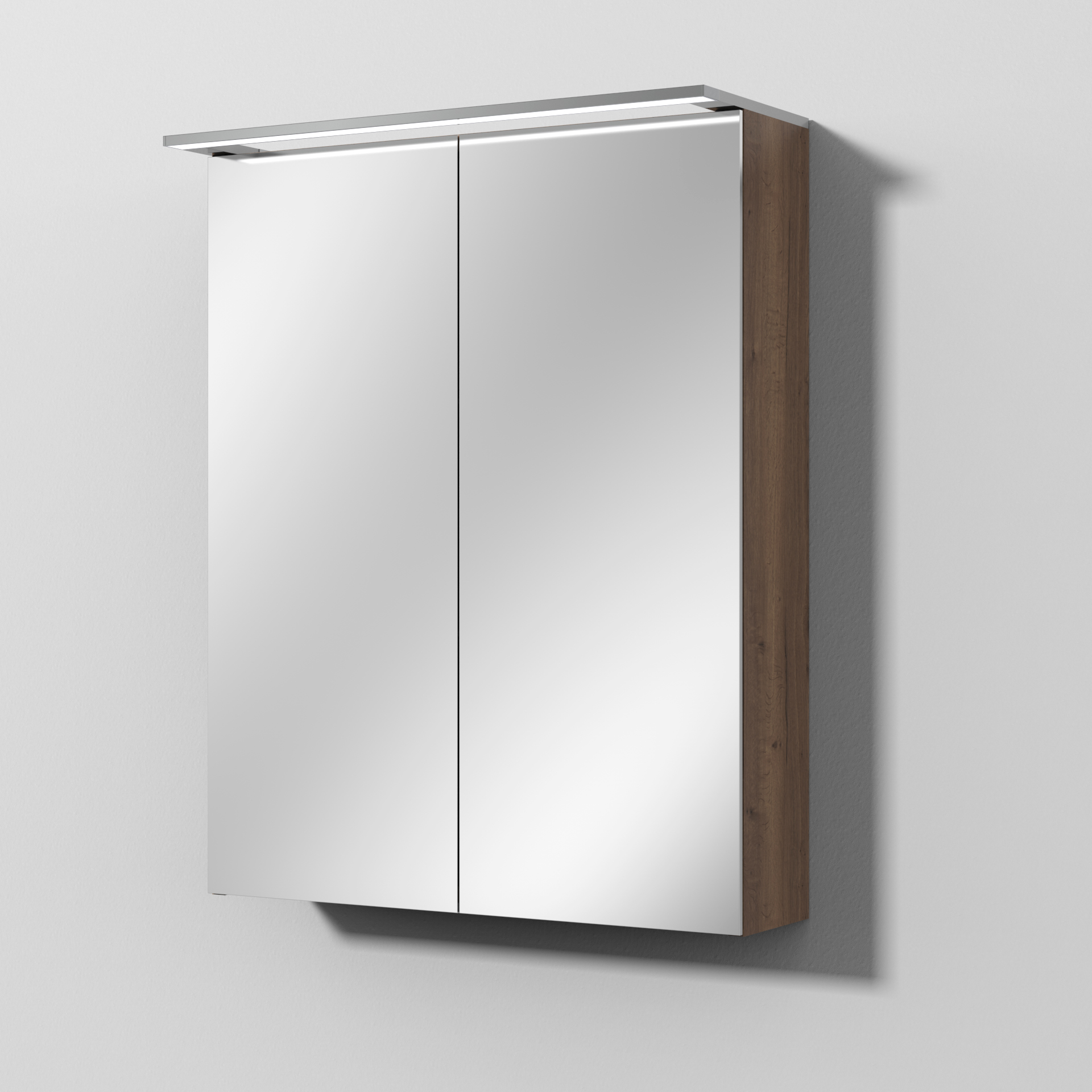 Sanipa Spiegelschrank „Malte“ 60 × 75 × 14,9 cm in Eiche-Tabak