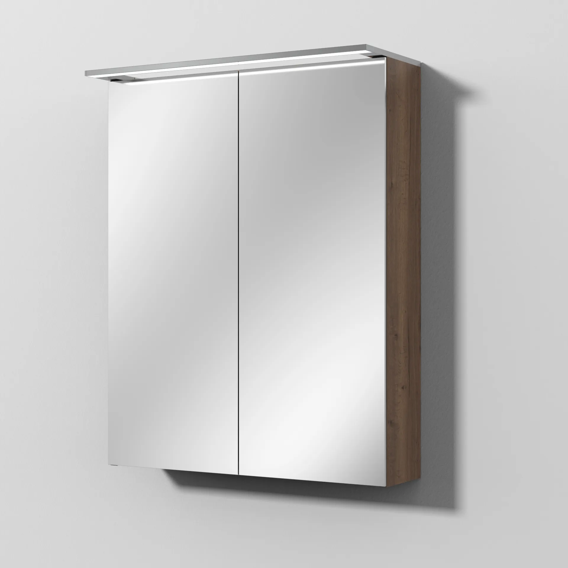 Sanipa Wandvorbau Spiegelschrank „Malte“ 600 × 750 × 149 mm in Eiche Tabak Sanipa Wandvorbau Spiegelschrank „Malte“ 600 × 750 × 149 mm in Eiche Tabak