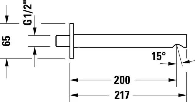 Auslauf für Armaturen „Circle“ in Chrom Auslauf für Armaturen „Circle“ in Chrom