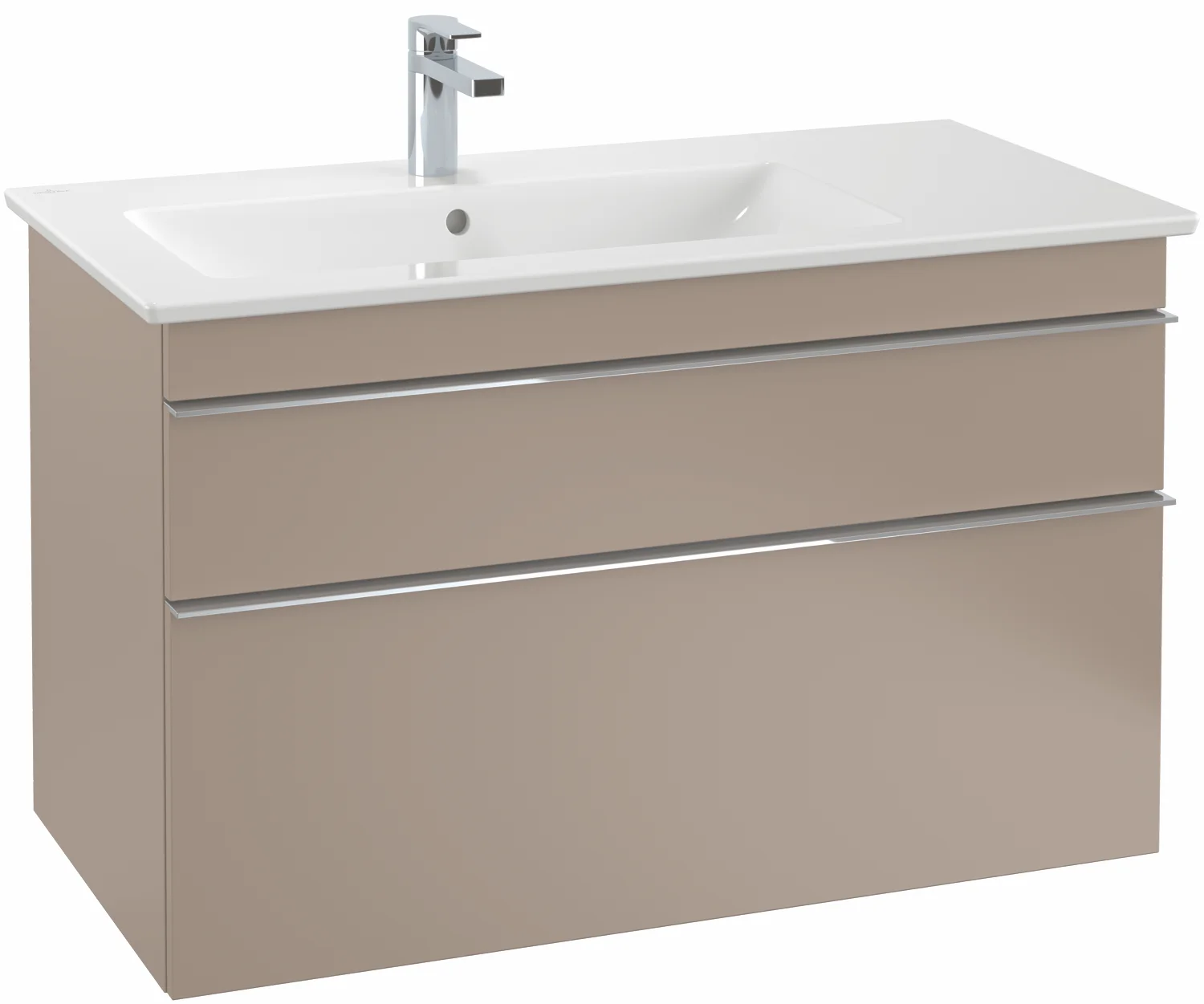 Villeroy & Boch Venticello Waschbeckenunterschrank A92701, Glossy Grey, 953x590x502mm Villeroy & Boch Venticello Waschbeckenunterschrank A92701, Glossy Grey, 953x590x502mm
