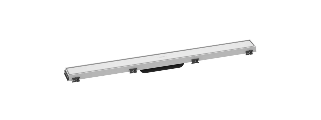 Hansgrohe RainDrain Match Duschrinne 800 mm, höhenverstellbarer Rahmen, Edelstahl V2A, Mattweiß Hansgrohe RainDrain Match Duschrinne 800 mm, höhenverstellbarer Rahmen, Edelstahl V2A, Mattweiß