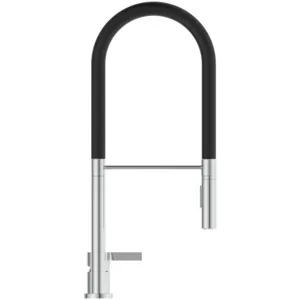 2-Loch Küchenarmatur Gusto Ausladung 225mm Semi-Pro 2-Funktionsbrause Brushed Gold 2-Loch Küchenarmatur Gusto Ausladung 225mm Semi-Pro 2-Funktionsbrause Brushed Gold