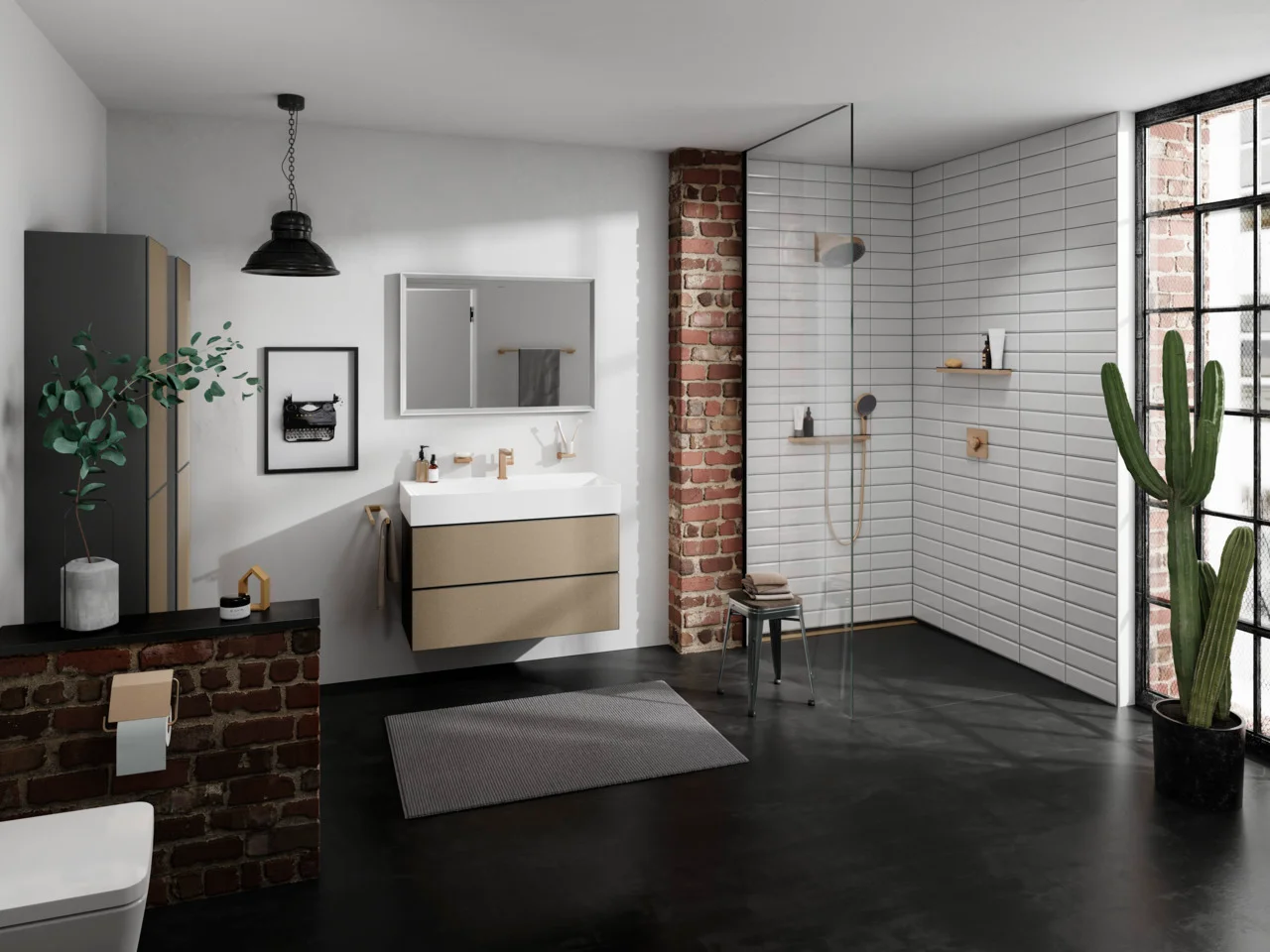 Hansgrohe ShowerSelect Comfort E Thermostat Unterputz, Brushed Bronze, 2 Verbraucher, max. Durchfluss 22,7 l/min, min./max. Betriebsdruck 1/10 bar Hansgrohe ShowerSelect Comfort E Thermostat Unterputz, Brushed Bronze, 2 Verbraucher, max. Durchfluss 22,7 l/min, min./max. Betriebsdruck 1/10 bar
