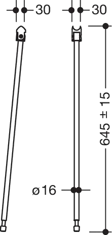 HEWI Bodenstütze „System 900“ in Dunkelgrau tiefmatt HEWI Bodenstütze „System 900“ in Dunkelgrau tiefmatt
