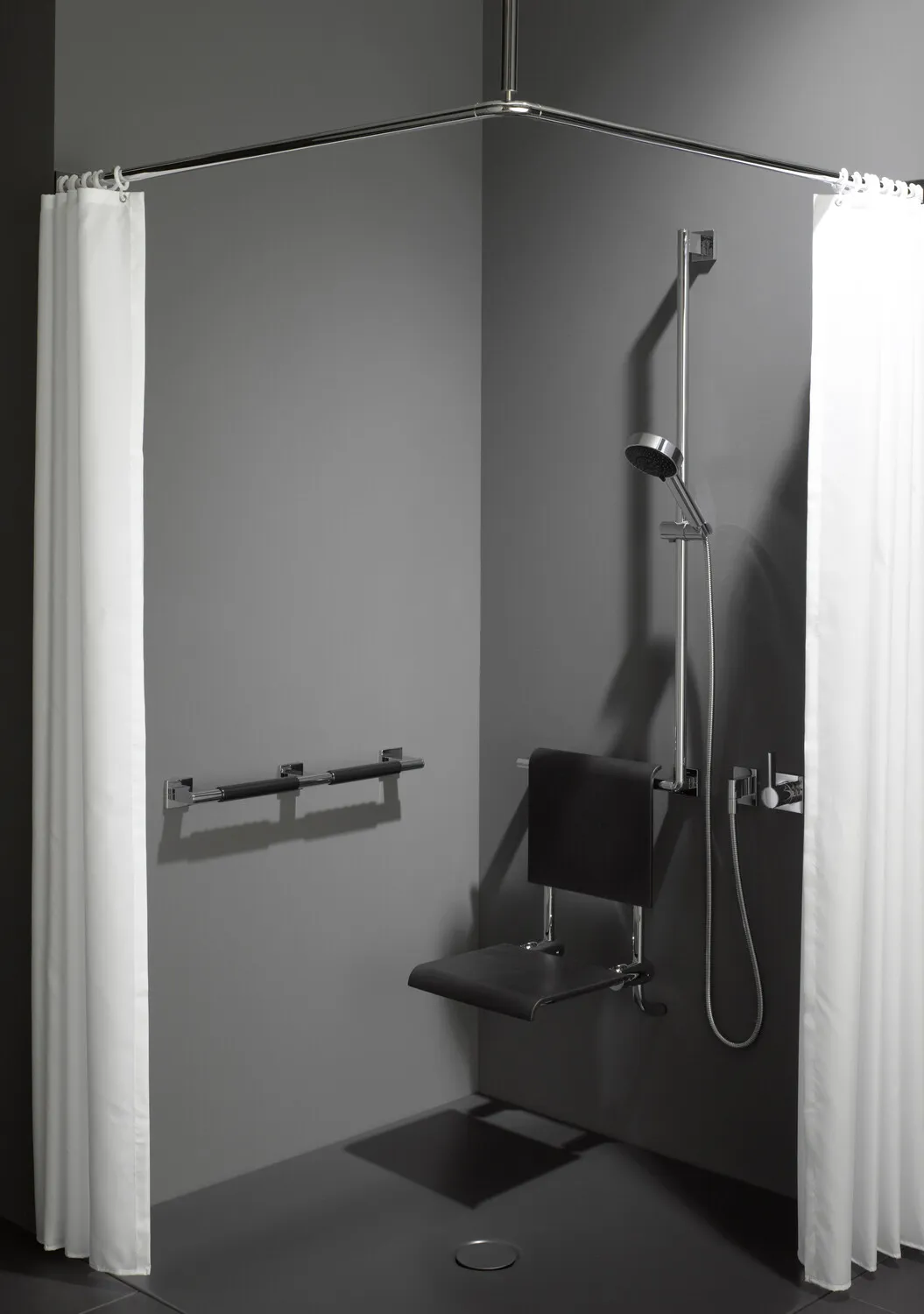 emco system 2 Dusch-Haltegriff, links, chrom, 1137 mm emco system 2 Dusch-Haltegriff, links, chrom, 1137 mm