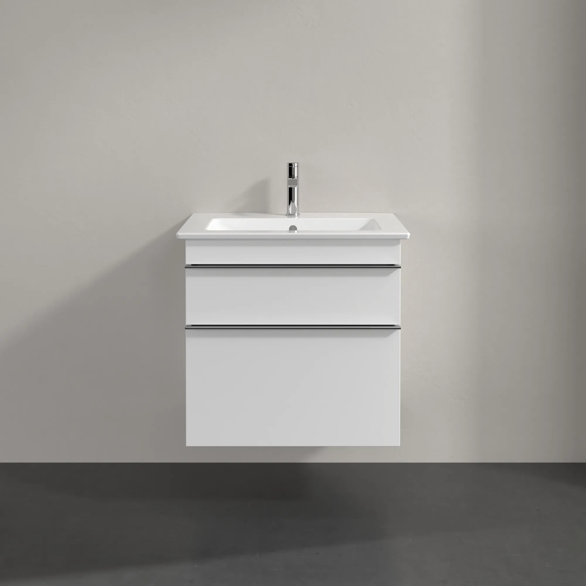 Villeroy & Boch Waschtischunterschrank „Venticello“ für Schrankwaschtisch 603 × 590 × 502 mm Weiß Matt, für Becken mittig