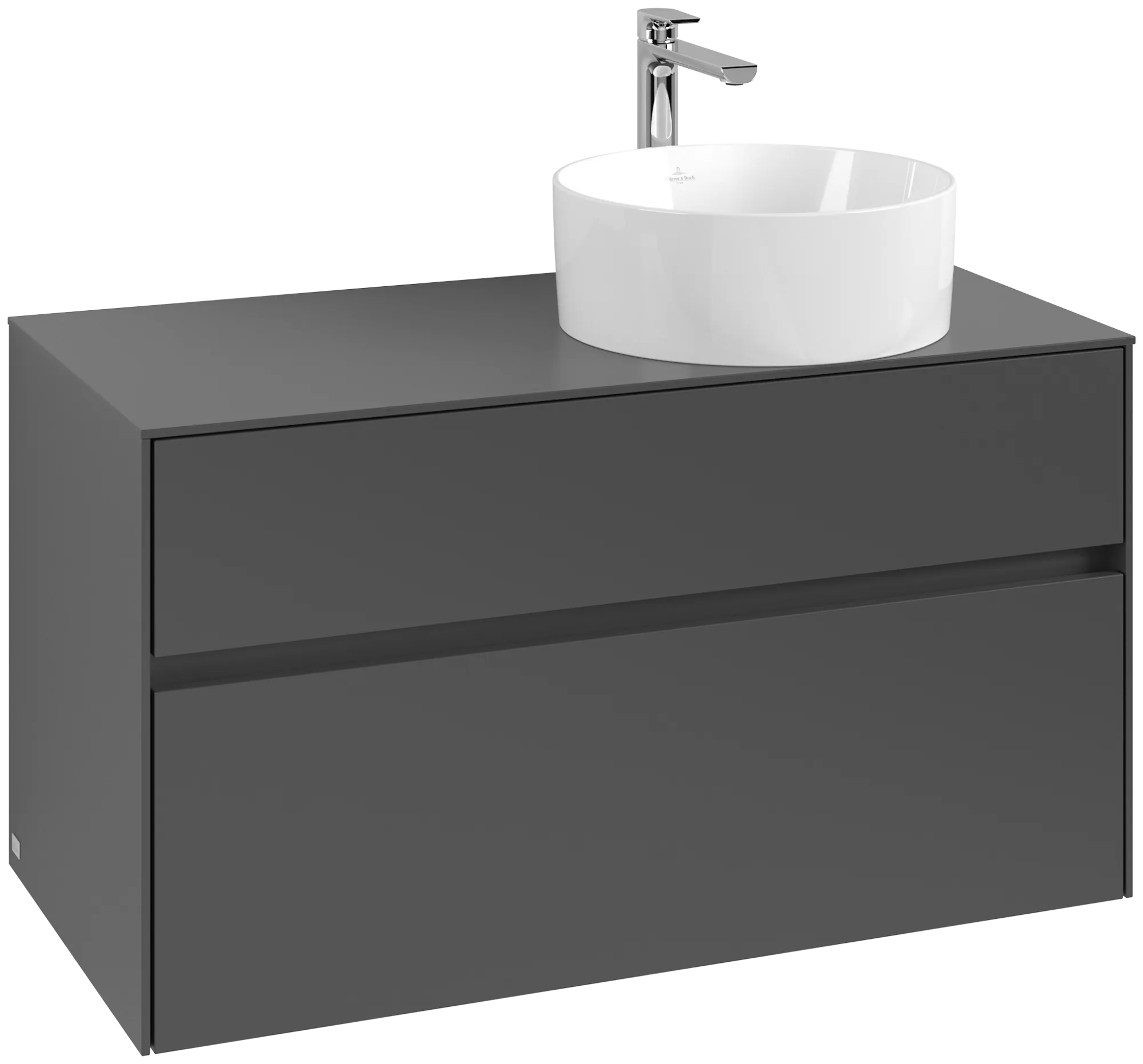 Villeroy & Boch Collaro Waschbeckenunterschrank C04000, 1000x548x500mm, Graphite