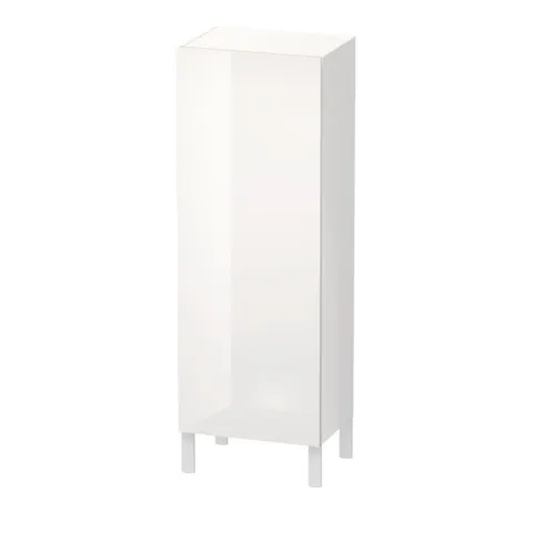 Duravit Halbhochschrank „L-Cube“ 50 × 132 × 36,3 cm Weiß Hochglanz