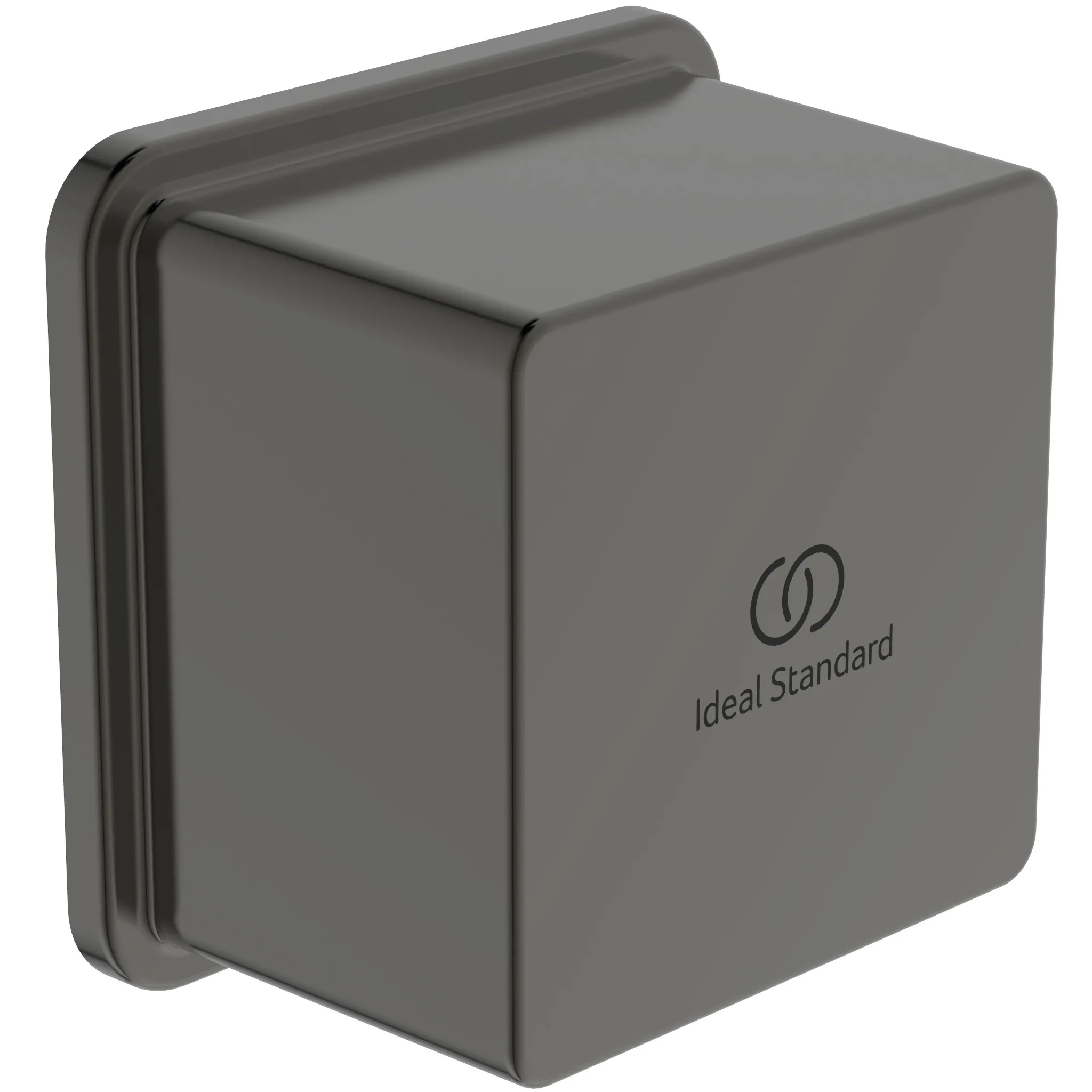 Ideal Standard Idealrain Atelier BC772A5 Wandanschlussbogen Unterputz eckige Rosette G1⁄2 Magnetic Grey