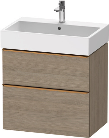 Duravit Waschtischunterschrank wandhängend „D-Neo“ 68,4 × 62,5 × 44,2 cm