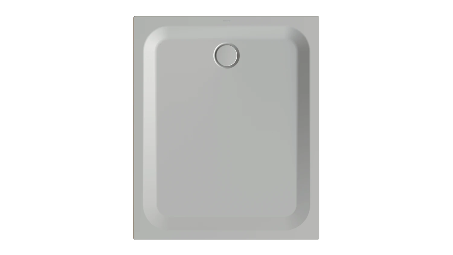 Bette rechteck Duschwanne „BetteUltra“ 1200 × 1000 mm ohne Oberflächenbeschichtung, ohne Oberflächenveredelung, mit Wannenträger, in Flanell