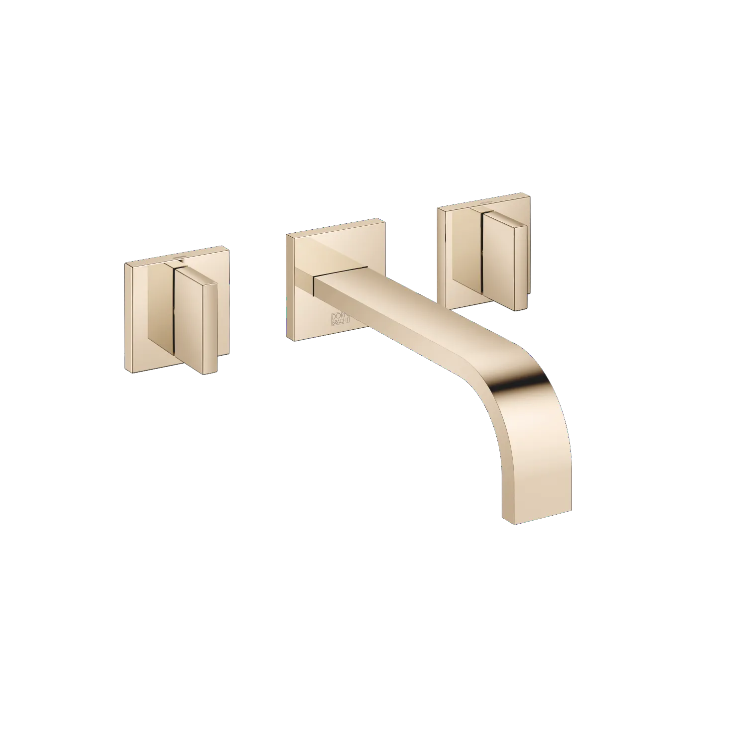 Dornbracht MEM Waschtisch-Wandbatterie ohne Ablaufgarnitur - Champagne (22kt Gold), 200 mm Ausladung