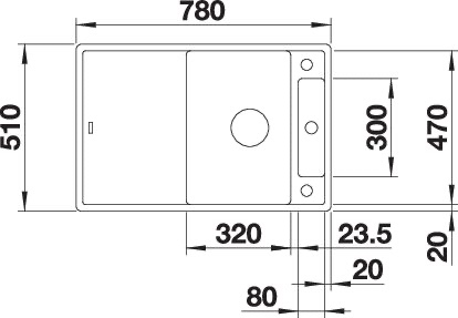 BLANCO AXIA III 45 S
