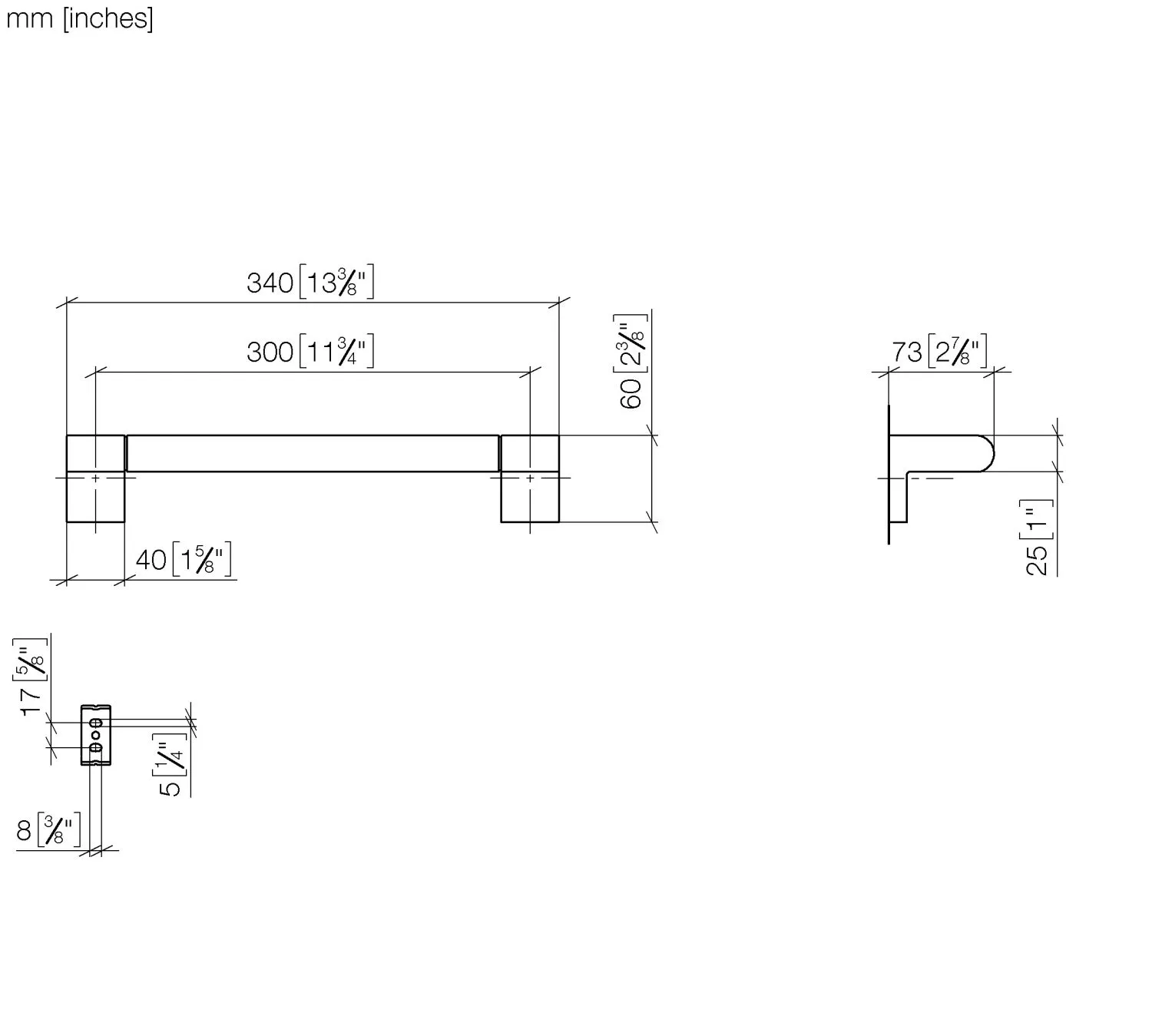 Wannengriff IMO Chrom 83030670