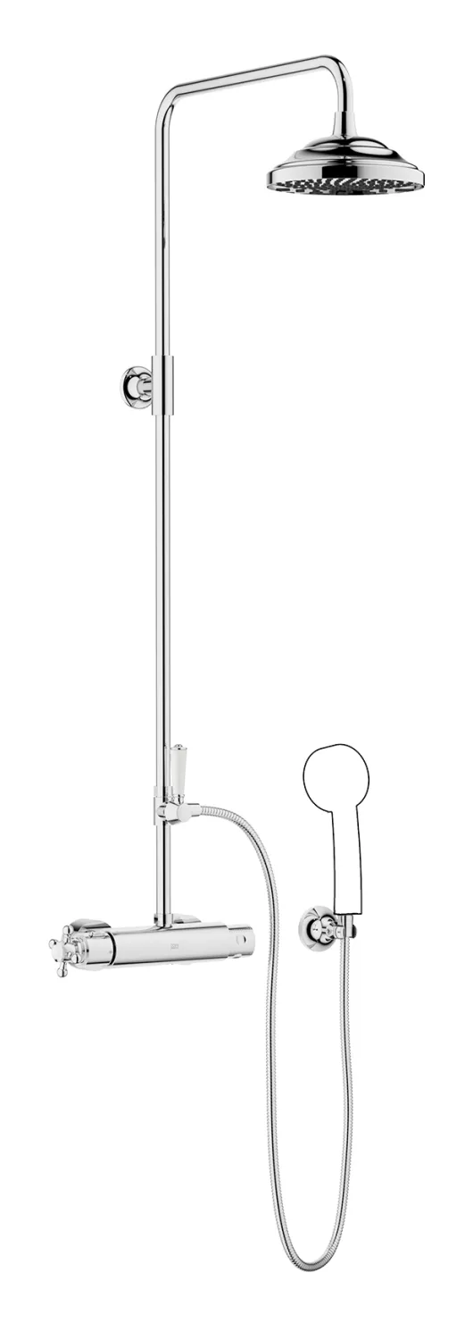 Shower Pipe mit Brause-Thermostat ohne Handbrause FlowReduce MADISON Chrom 34458360