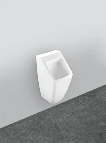 Urinal „Architectura“, Befestigung verdeckt, Zulauf verdeckt, ohne Zielobjekt 32,5 × 68 × 35,5 cm in Weiß Alpin