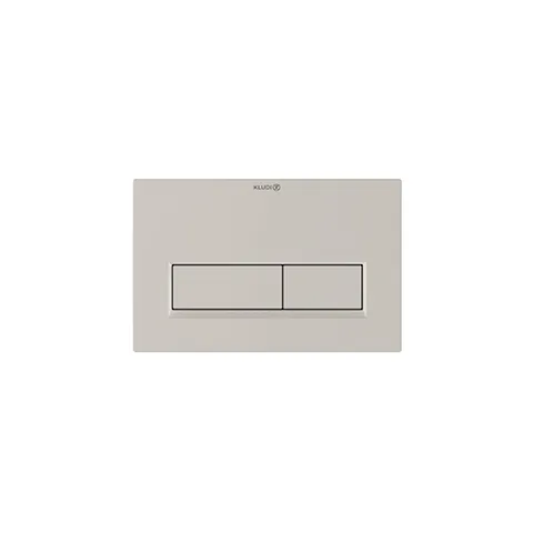 Kludi UNIFIX Betätigungsplatte Eckig, 244 x 160 mm, Matt Light Dove