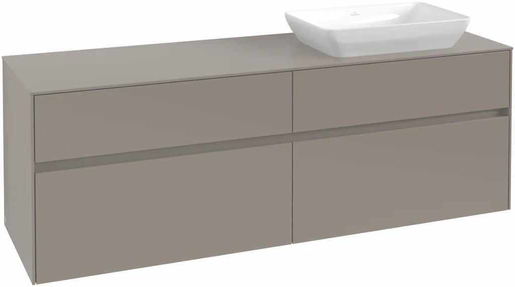 Villeroy & Boch Collaro Waschbeckenunterschrank C12200, 1600x548x500mm, White Oak
