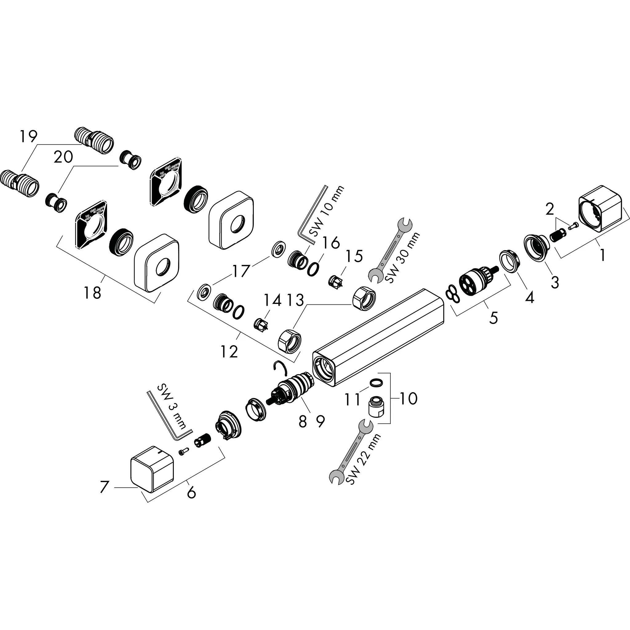 Thermostat Aufputz Ecostat E Brause chrom Thermostat Aufputz Ecostat E Brause chrom